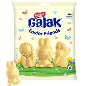Mini Figurines De Pâques En Chocolat Blanc Galak - Le Paquet De 65g