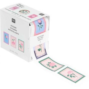 Rico Design Rouleau d'autocollants "Timbres-poste"