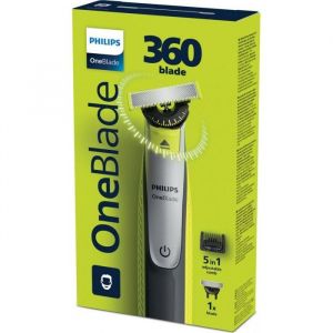 Philips Rasoir Électrique Hybride Corps et Visage OneBlade 360 le paquet avec un kit compris