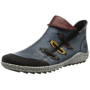 Rieker Z7582, Bottine Femme, Blau / 00, 39 EU