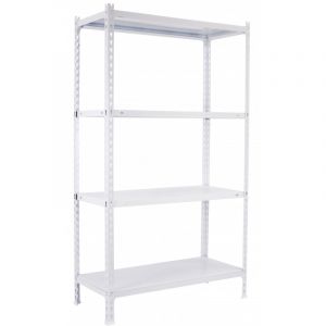 Étagère métallique blanche 4 niveaux Ecoclick Superplus SimonRack
