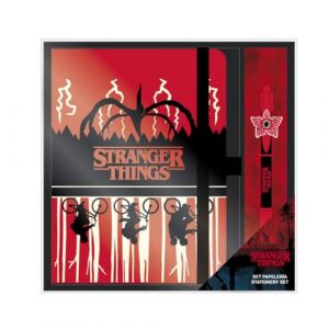 Cerda STRANGER THINGS - Set Notebook A5 + Stylo à Bille - - Papeteri