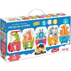 Czuczu Puzzle z dziurka PociÄ…g do liczenia