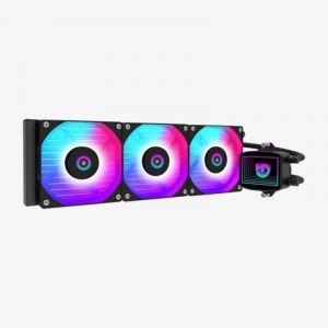 Hiditec Système de Refroidissement Liquide LQ360 360mm 3 Ventilateurs ARGB