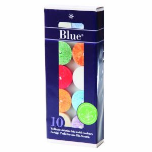 Blue 10 veilleuses multicolores