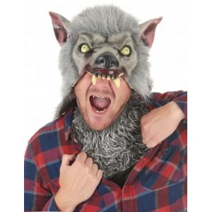 Masque en latex Loup garou adulte