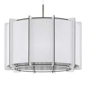 Image de Eglo Suspension PINETA Nickel mat, 1 lumière - Moderne - Intérieur - PINETA - Délai de livraison moyen: 2 à 3 semaines. Port gratuit France métropolitaine et Belgique dès 100 €.