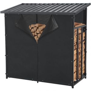 Image de Casa pro Abri b&ucirc;c s Yakutat avec housse de protection 145 x 143 x 70 cm noir [ ]