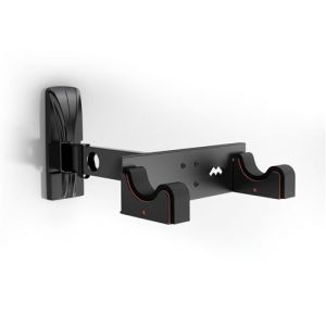 Meliconi MyBike Support pour vélo mural, support de vélo mural extérieur et intérieur, support pliable, cadre en acier, débit 30 kg, noir