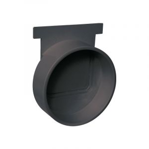 Image de First Plast Naissance fond noir pour caniveau pp pratiko easy série 100 Bas - droite et gauche sortie Ø50