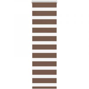 VidaXL Store Z&egrave;bre Marron 50x150 Cm Largeur Du Tissu 45,9 Cm Polyester