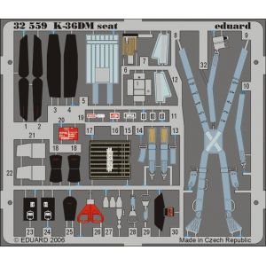 Eduard MAQUETTE MIG 29 FULCRUM K36DM TRUMP/32 32559