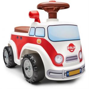 Falk Porteur Trotteur Minivan Vintage Assise ouvrante - Fabriqué en France