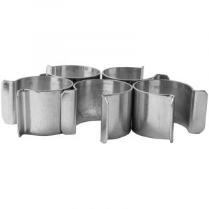 Clips bâche serre diamètre 25mm- Lot de 25 : Fixations solides et rapides pour votre bâche