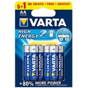 Varta Lot de 6 piles alcaline AA LR06 pour Accessoires et entretien 4906121496