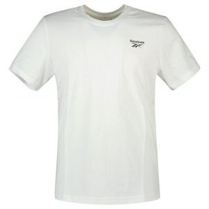 Reebok T-shirt &agrave; Manches Courtes Ri Left Chest Logo S White