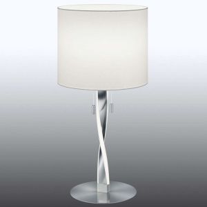 Trio Lampe 2 lampes led Nandor Gris Métal - Tissus 575310307