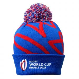 Bonnet avec pompon Macron RWC France 2023