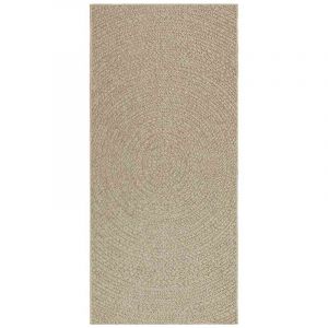 VidaXL Tapis zizur beige 100x200 cm aspect de jute intérieur extérieur