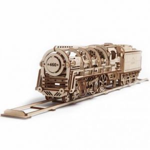 Image de Maquette en bois : Locomotive a vapeur, modèle mécanique