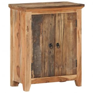 Image de VidaXL Buffet 60x33x75 cm Bois d'acacia solide et bois de récupération. Produit Neuf ! Garantie 0 ans !