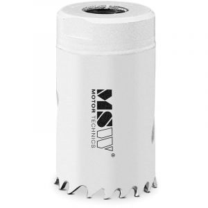 MSW Scie Cloche hss Bim&eacute;tal Tr&eacute;pan 29mm pour M&eacute;tal / Acier / Inox / Bois / Plastique - Noir