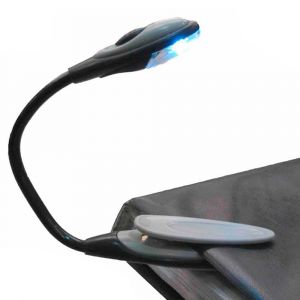 Edm 36004 Lampe torche de lecture 1 LED Noir