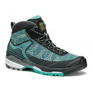 Asolo Falcon Evo Jaquard GV - Chaussures randonne femme Black Aqua Green 40