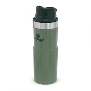 Stanley Classic Trigger Action Travel Mug 0.47L / 16OZ Hammertone Green – Mug de Voyage étanche | pour Les Boissons Chaudes et Froides | Tumbler | Mug de Voyage en Acier I xydable | sans BPA