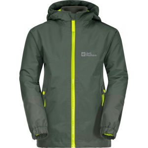 Image de Jack Wolfskin Iceland Veste 3 en 1 Gar&ccedil;on, vert 152 Vestes trekking & randonn&eacute;e