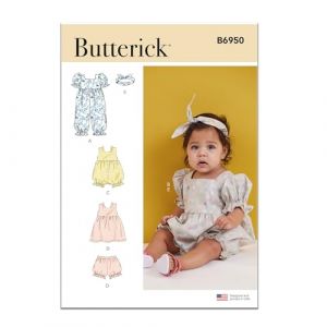 BUTTERICK Patron de couture pour v&ecirc;tements de sport pour b&eacute;b&eacute;, multicolore