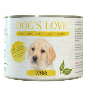 Dog's love Chiot Pâtée Sans céréales Volaille, 6 x 200 g