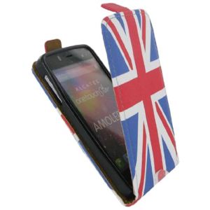 Image de Alcatel HOUALCOT6010UK - &Eacute;tui vertical "Drapeau Angleterre UK" pour Alcatel OT-6010 Star