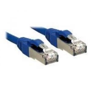 Lindy Câble réseau en cuivre 6A S/FTP LSOH 500MHz 1 m - Bleu