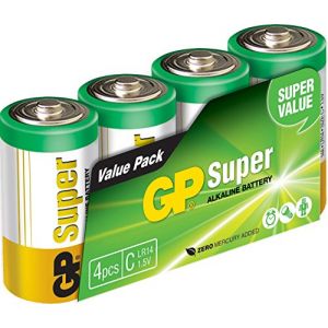 GP Batteries Pack de 4 piles LR14