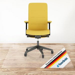 Karat - Tapis de protection sur mesure Neo Plus Transparent Protection de Sol pour Chaise de Bureau, Largeur : 90 x 100 cm