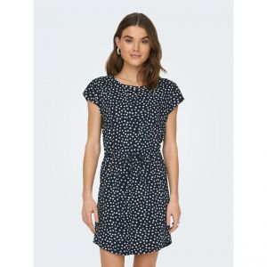 Image de Only ONLMAY S/S Dress Noos Robe, Nuit Sky/OOP : Lea Flower, L Femme