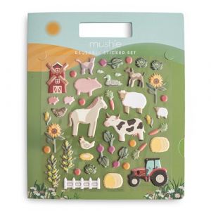Autocollants réutilisables Sticker Book Farm