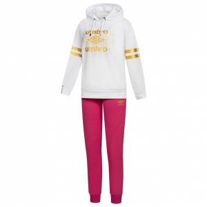 Umbro Premium Femmes Surv&ecirc;tement 32083S-OFF-White-Fuchsia