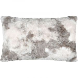 LOVELY CASA Coussin Imitation Fourrure Marbre