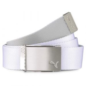 Puma Ceinture Reversible Web Blanc