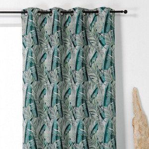 Rideau tamisant (135 x 250 cm) Java Vert foncé