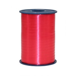 Image de Folat Ruban cadeau 500 mètres polyester rouge