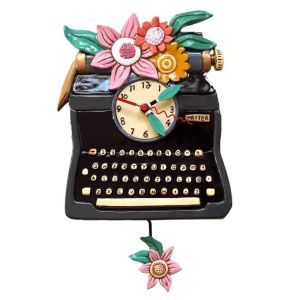 Enesco Horloge Wrinting Tape par l'artiste Michelle Allen
