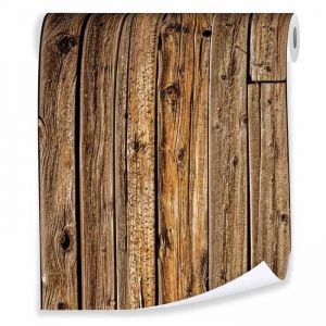 Papier peint vieilles planches Papier peint imitation 3d 10m
