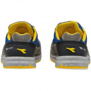 Diadora Chaussures de sécurité basses RUN II TEXT S1P SRC ESD Gris / Bleu Roi 37