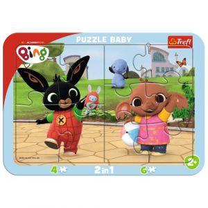 Trefl Puzzle - 80020 - Baby Puzzles en Cadre, pour Les Enfants a partir de 2 Ans Puzzels,, Jeux de Bing