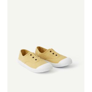 Image de Victoria Chaussures en toile basses à semelle cuvette, bout renforcé et fermeture élastique Jaune - Taille 31