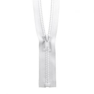 Creavea Fermeture à glissière Injectée n°5 - 55cm - Blanche