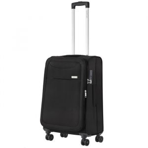 CarryOn Air Valise souple 67 cm Trolley avec serrure TSA et doublure int&eacute;rieure Tirette antivol Noir